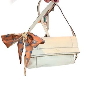 Kate Spade Cream Leather Shoulder Bag 👜